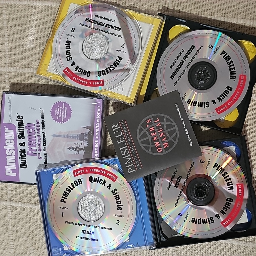 French, Italian, & Portuguese Lesson CD Sets - Picture 3 of 3